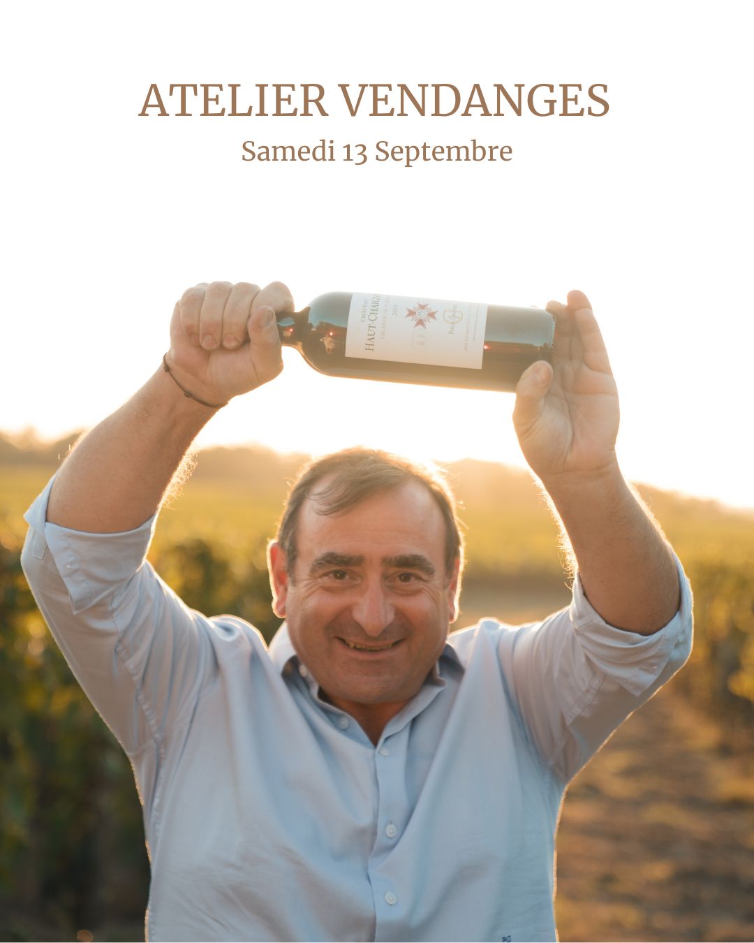 Atelier vendanges et déjeuner - Samedi 13 septembre