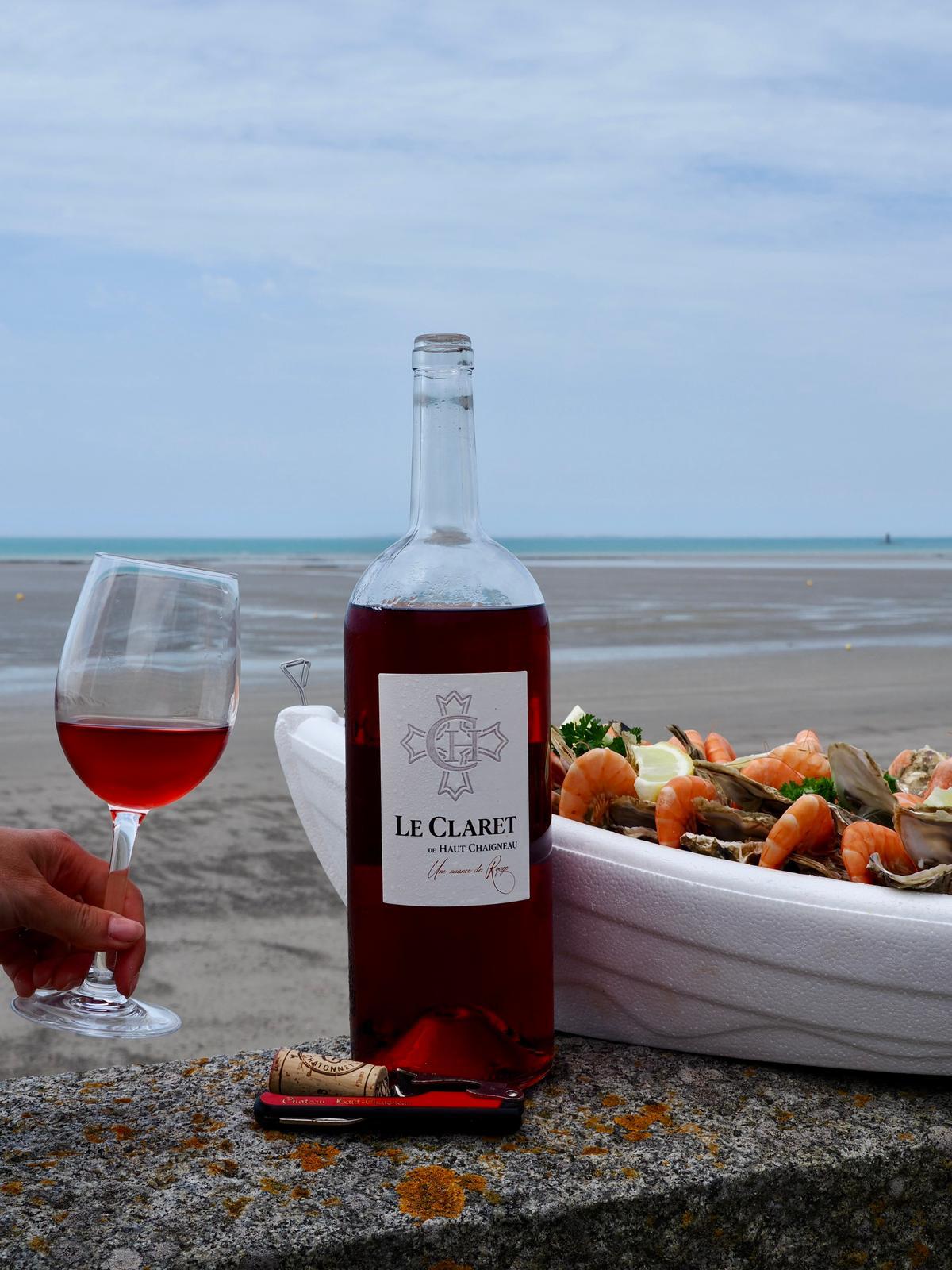 🍽️ Un accord inattendu : le Claret et les fruits de mer